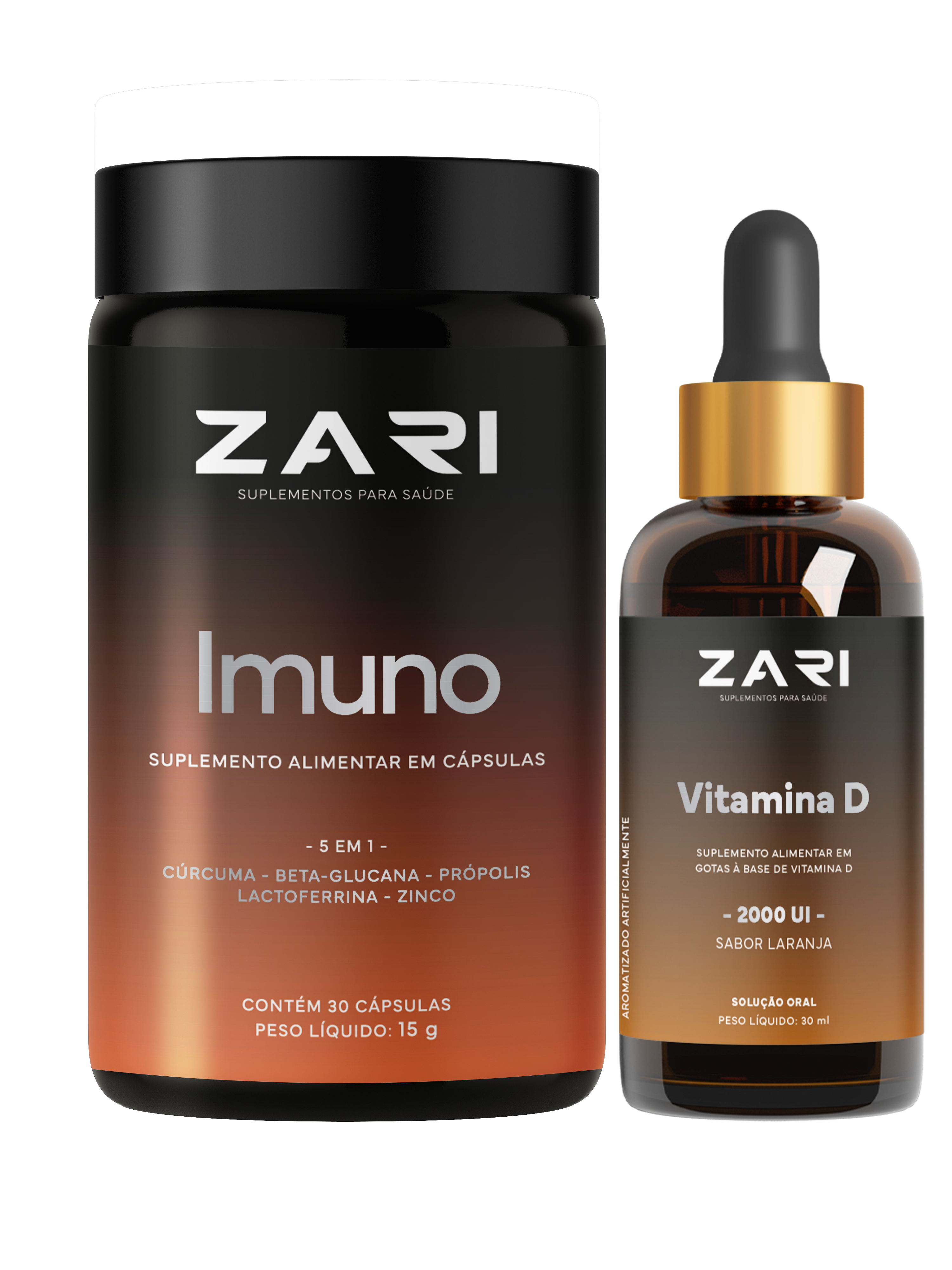 Mockup - KIT - IMUNO E VITAMINA D - Pote 220